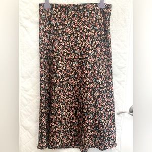 NWT Floral midi skirt from Loft